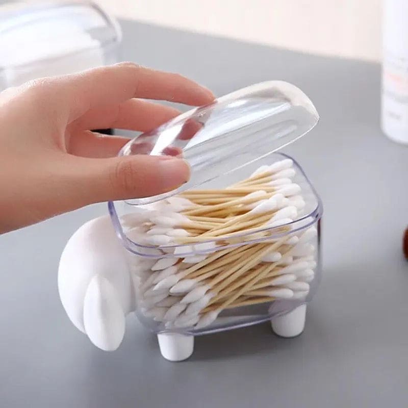 Acrylic Sheep Storage Box, Multifunctional Creative Storage Box, Dustproof Desktop Organizer, Cosmetic Cotton Storage Box, Cute Jewellery Organizer, Transparent Swab Storage Box, ABS Toothpick Organizer, Cotton Swabs Container Acrylic Sheep Storage Box, Multifunctional Creative Storage Box, Dustproof Desktop Organizer, Cosmetic Cotton Storage Box, Cute Jewellery Organizer, Transparent Swab Storage Box, ABS Toothpick Organizer, Cotton Swabs Container